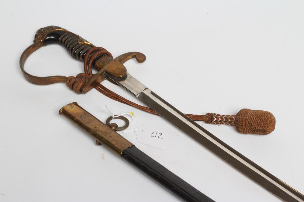 A GERMAN CAVALRY OFFICER'S SWORD Image