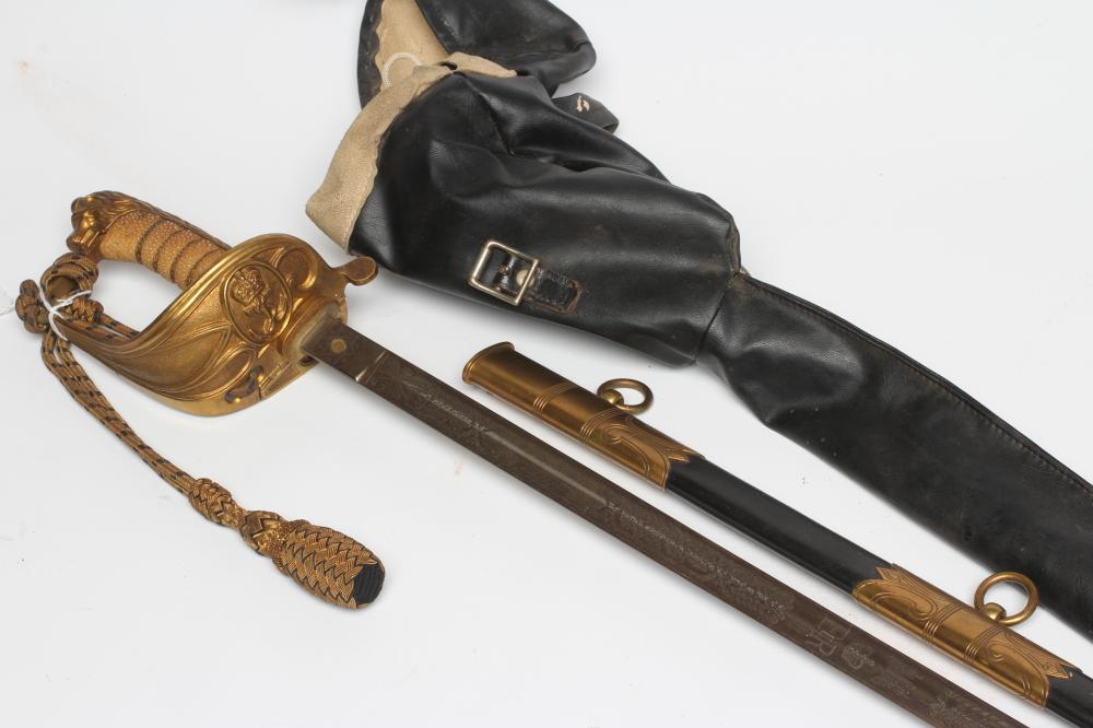 AN 1827 PATTERN NAVAL OFFICER'S SWORD Image