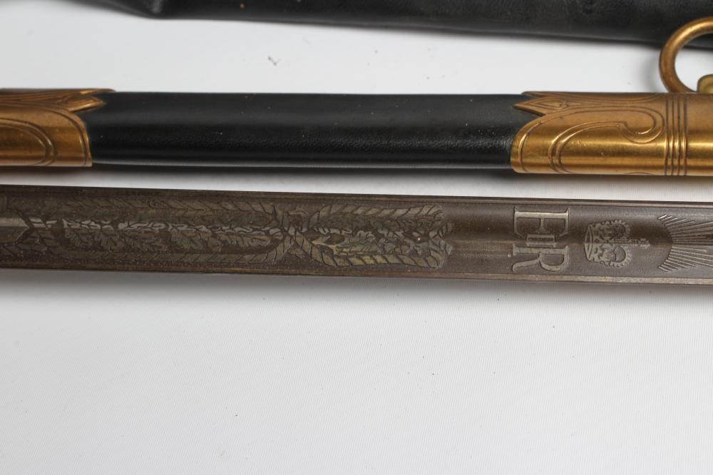 AN 1827 PATTERN NAVAL OFFICER'S SWORD Image