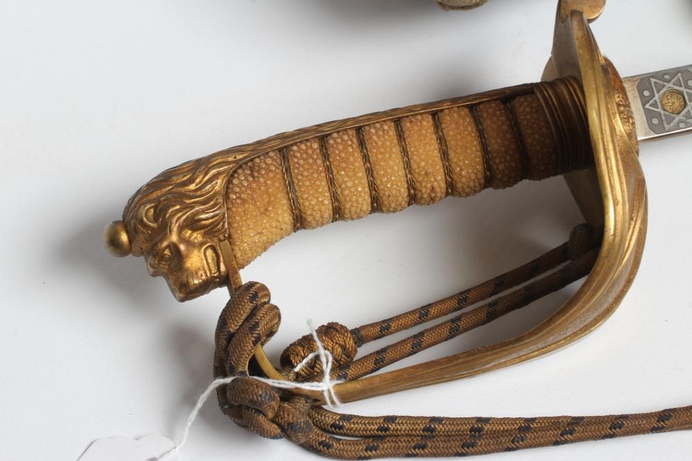 AN 1827 PATTERN NAVAL OFFICER'S SWORD Image