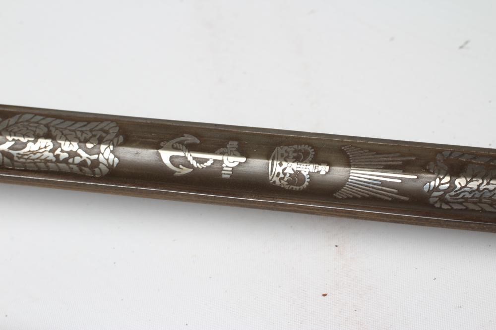AN 1827 PATTERN NAVAL OFFICER'S SWORD Image
