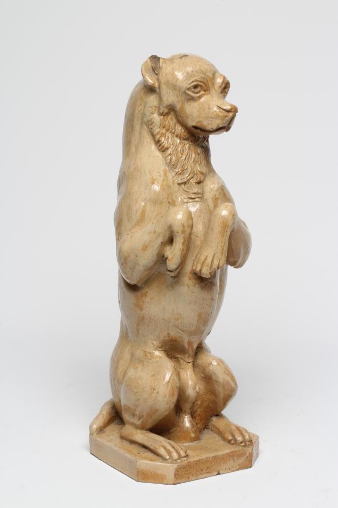 A BRAMPTON LONDON POTTERIES LIPSCOMBE SALTGLAZE STONEWARE POST FINIAL Image