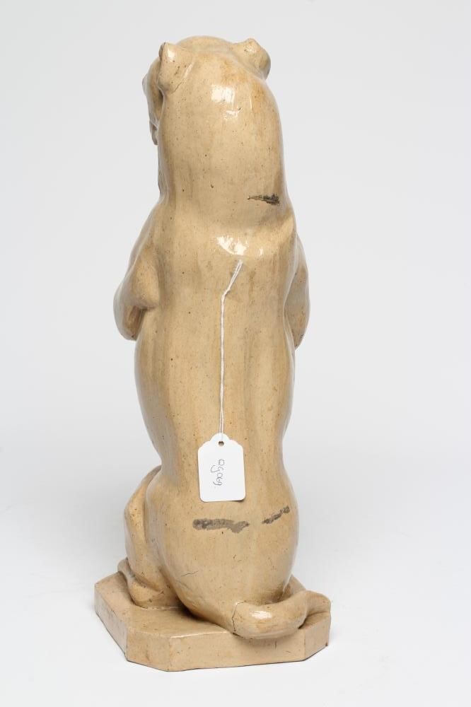 A BRAMPTON LONDON POTTERIES LIPSCOMBE SALTGLAZE STONEWARE POST FINIAL Image