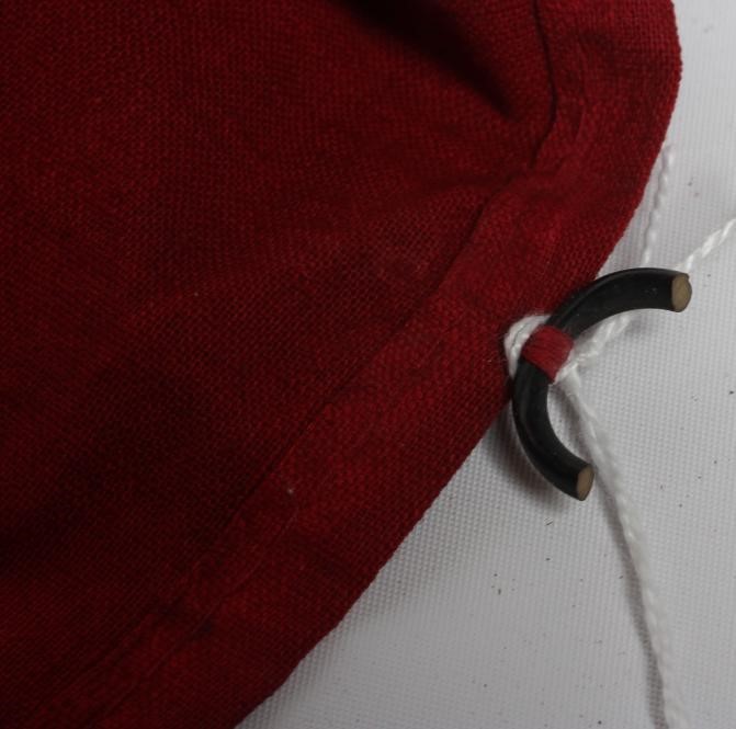 A GERMAN THIRD REICH FLAG of typical form with red ground and central swastika, one sided, 38" x 28 Image