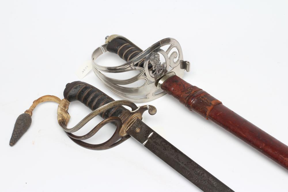 TWO BRITISH OFFICER'S SWORDS Image