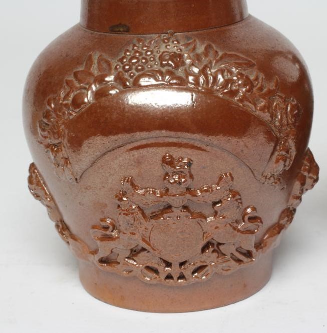 A SALTGAZE STONEWARE DRUG JAR Image
