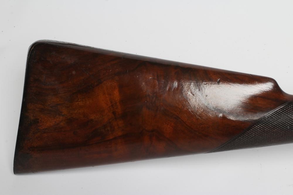A 12 BORE PERCUSSION SHOTGUN by William Weston Image