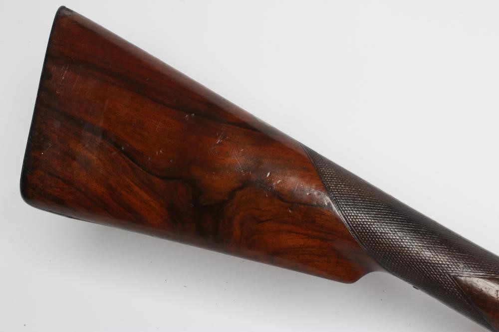 A 12 BORE PERCUSSION SHOTGUN by William Weston Image