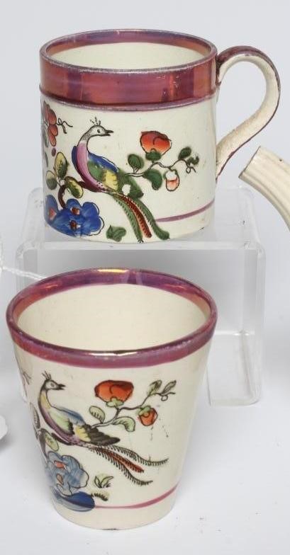 A DERBYSHIRE (MELBOURNE) CREAMWARE TEAPOT Image