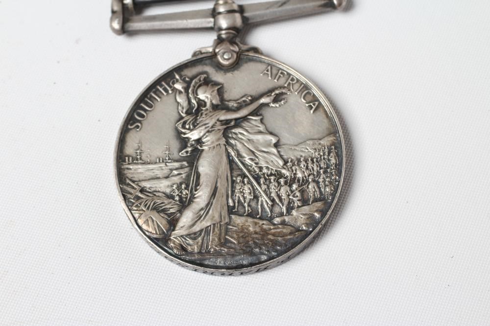 A SOUTH AFRICA MEDAL awarded to P. Harrison Image