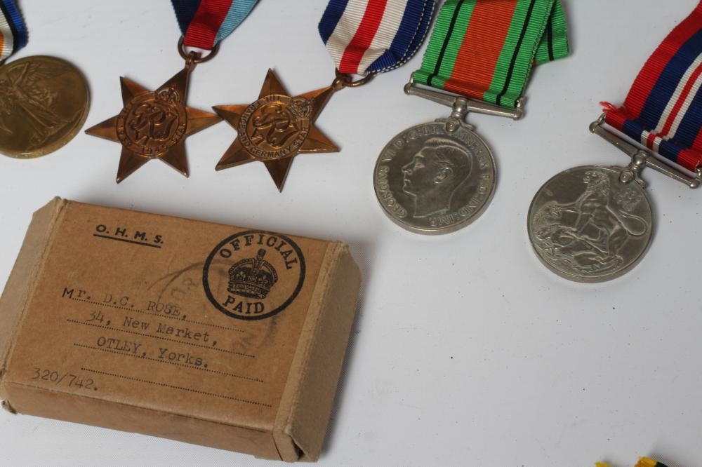 THE MEDALS AND DEATH PLAQUE OF THREE BROTHERS Image