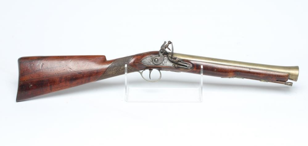 A FLINTLOCK TOWER BLUNDERBUSS Image