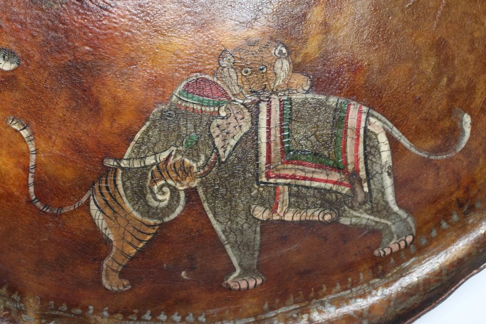 AN INDIAN DHAL HIDE SHIELD Image
