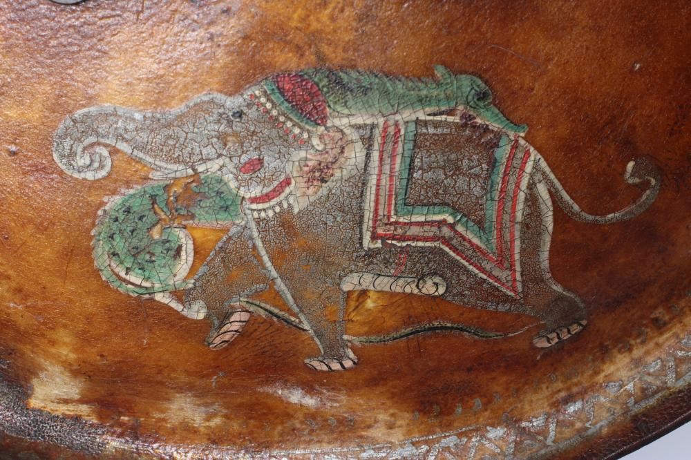 AN INDIAN DHAL HIDE SHIELD Image