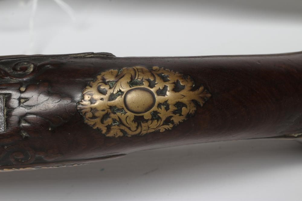 A PAIR OF DUTCH FLINTLOCK HOLSTER PISTOLS Image