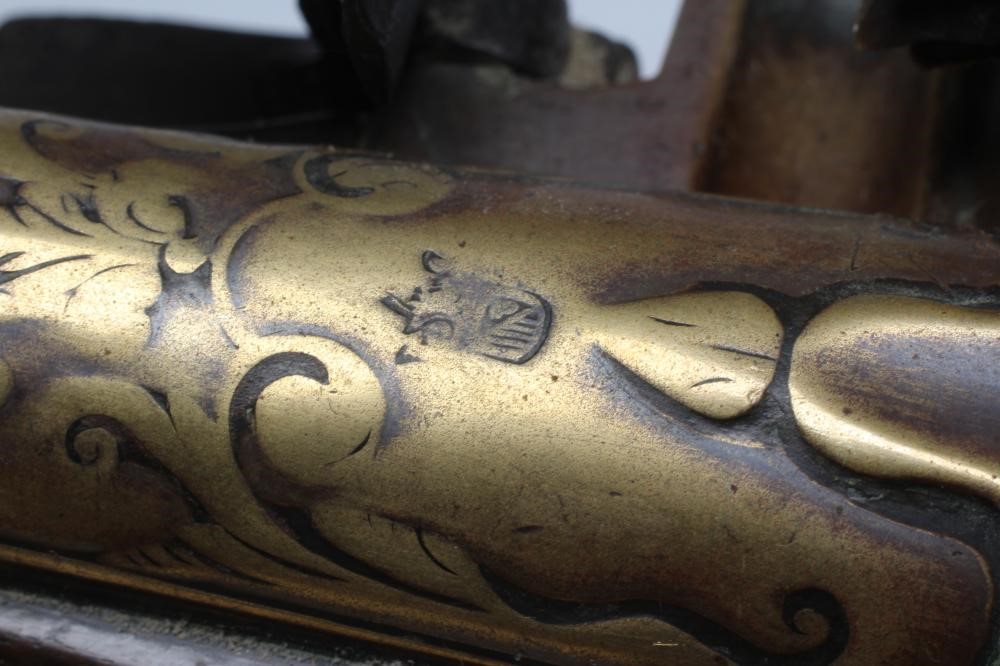 A PAIR OF DUTCH FLINTLOCK HOLSTER PISTOLS Image