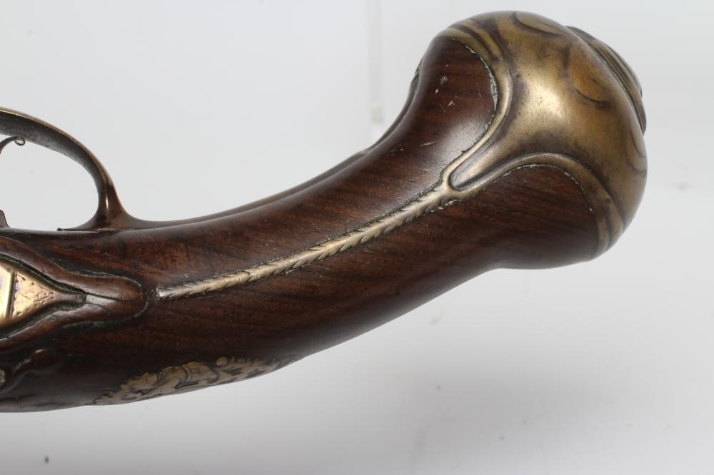 A PAIR OF DUTCH FLINTLOCK HOLSTER PISTOLS Image