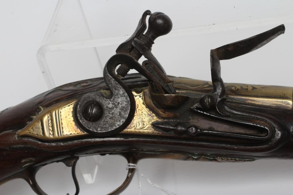 A PAIR OF DUTCH FLINTLOCK HOLSTER PISTOLS Image