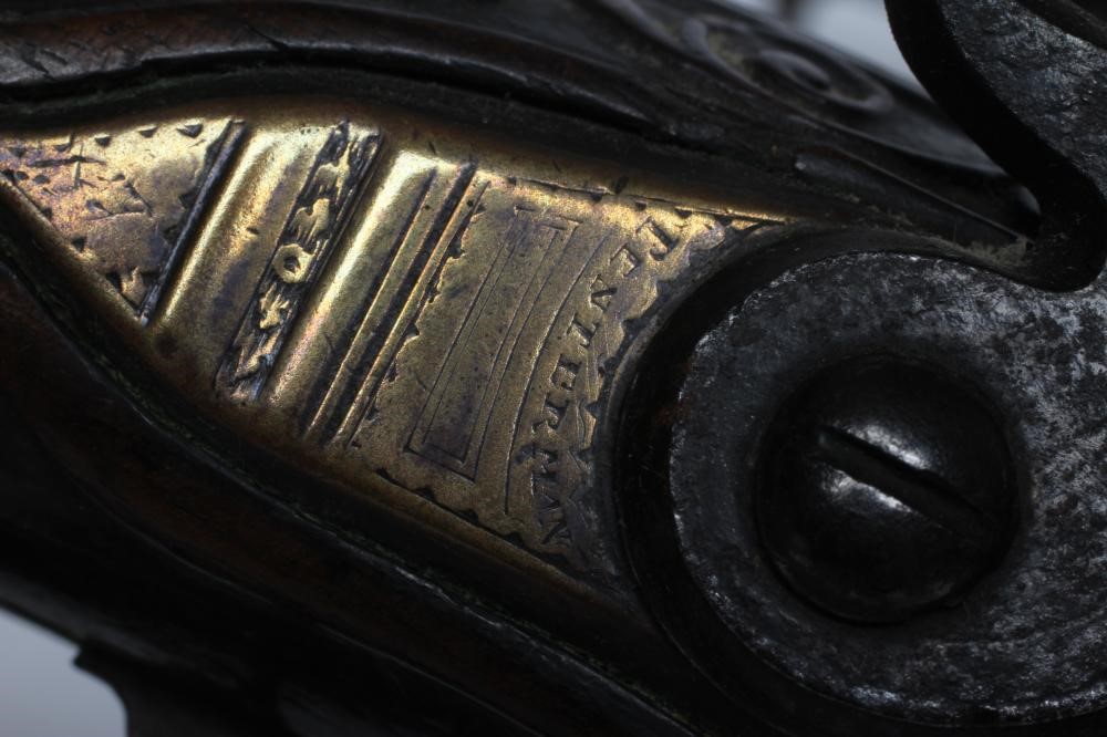 A PAIR OF DUTCH FLINTLOCK HOLSTER PISTOLS Image