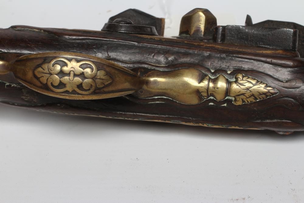 A PAIR OF DUTCH FLINTLOCK HOLSTER PISTOLS Image