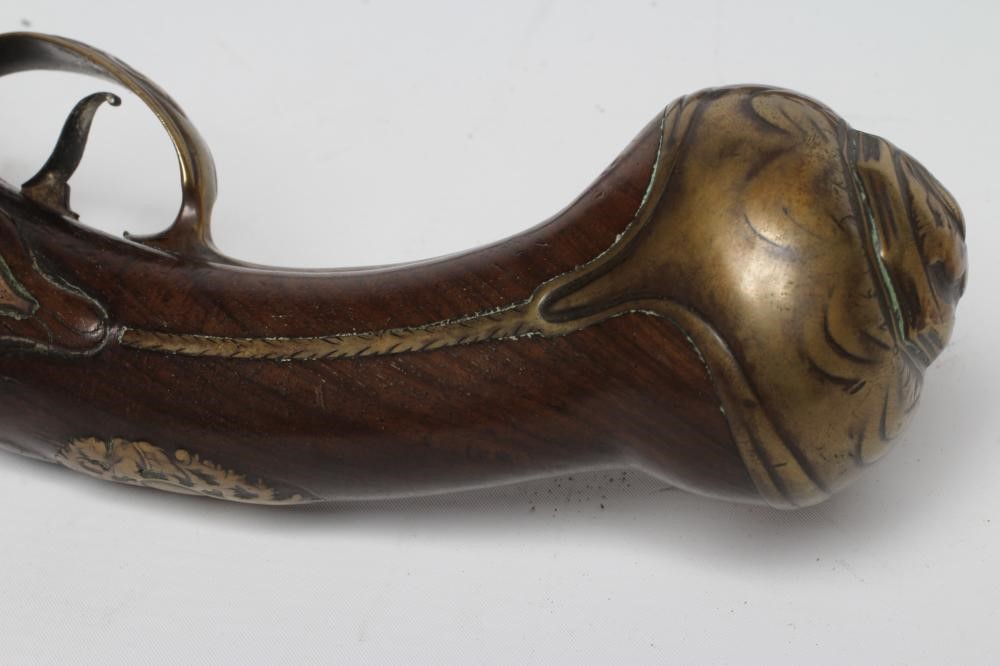 A PAIR OF DUTCH FLINTLOCK HOLSTER PISTOLS Image