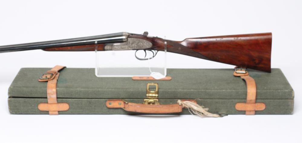 A VISCOUNT 20 BORE SIDE BY SIDE SHOTGUN Image