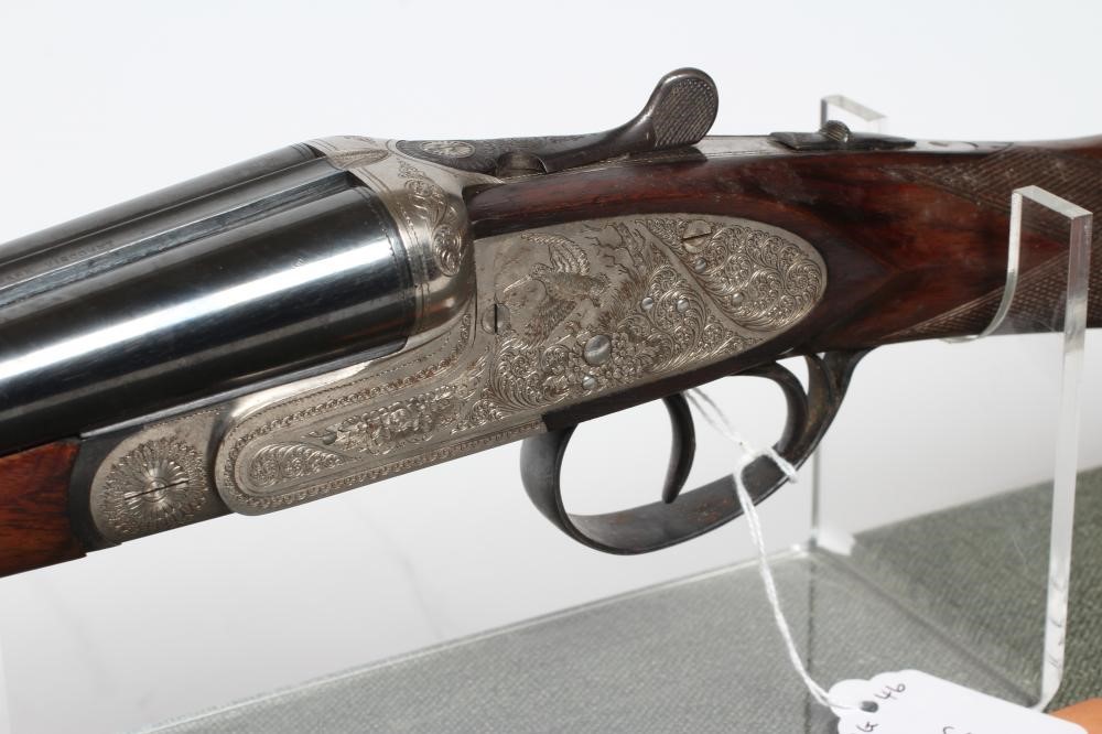 A VISCOUNT 20 BORE SIDE BY SIDE SHOTGUN Image