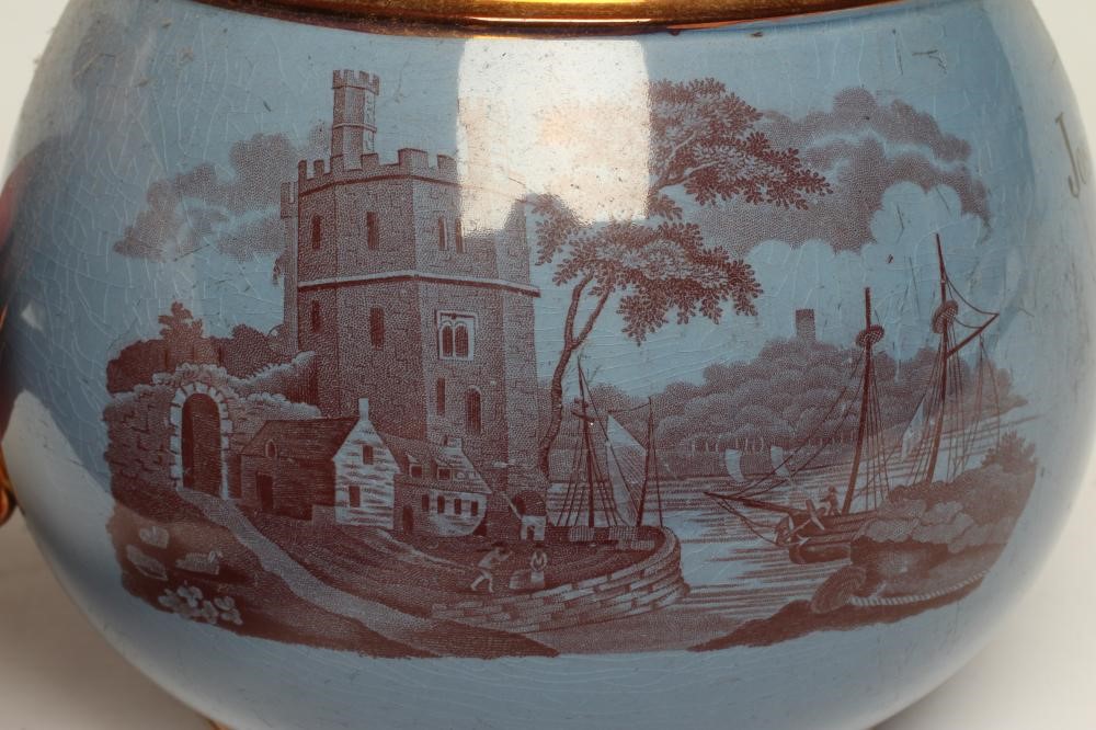 A DOCUMENTARY COPPER LUSTRE JUG Image