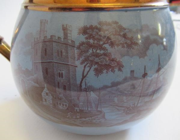 A DOCUMENTARY COPPER LUSTRE JUG Image