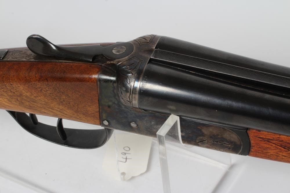 AN IGNACIO UGARTECHEA 20 BORE SIDE BY SIDE SHOTGUN, with 27 7/8" barrels and manual safety, 45" Image