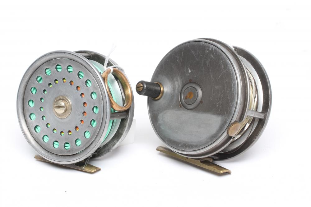 TWO SALMON FISHING REELS Image