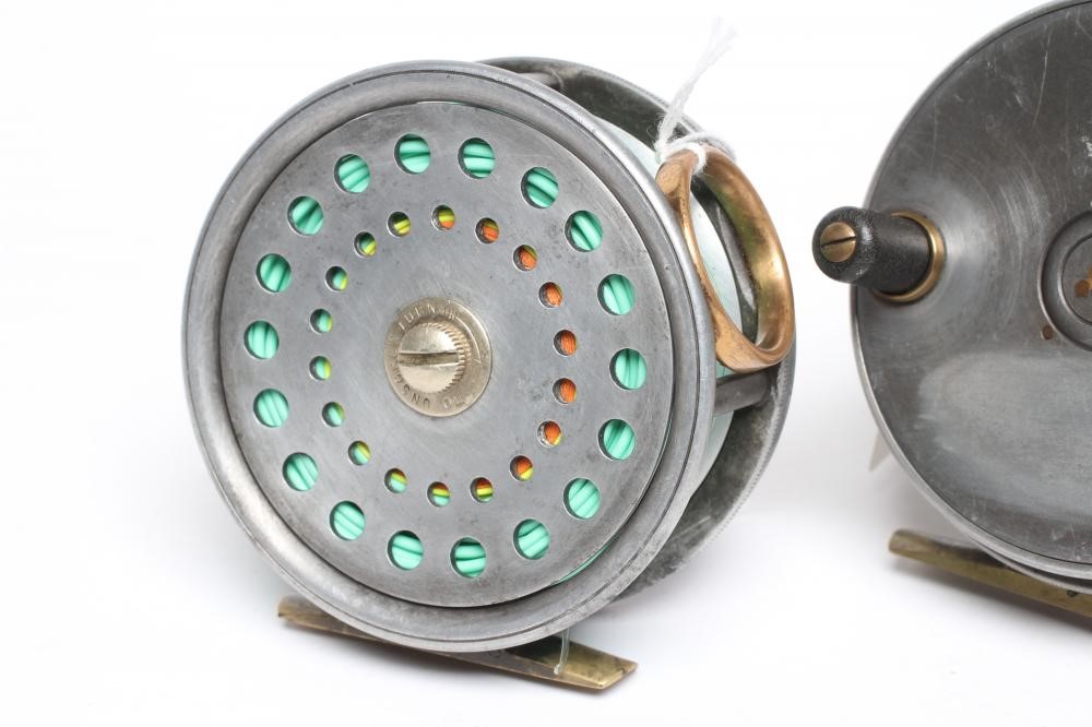 TWO SALMON FISHING REELS Image