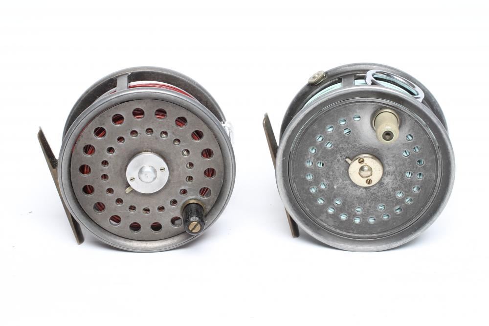 TWO SALMON FISHING REELS Image
