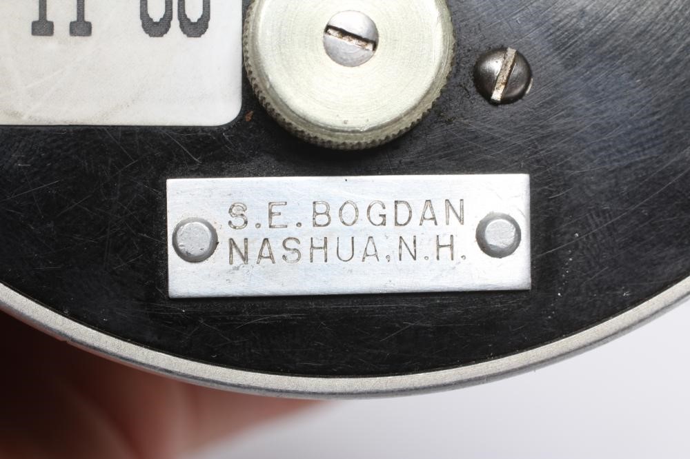 S. E. BOGDAN OF NASHUA SALMON FISHING REEL with plastic handle, stainless steel construction and 11 Image