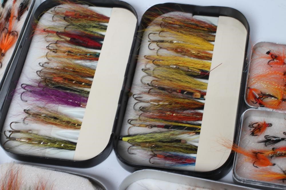 APPROXIMATELY 250 SALMON AND SEA TROUT FLIES in six Wheatley boxes (Est. plus 24% premium inc. VAT) Image