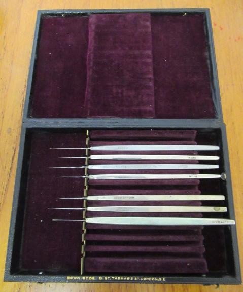 POLAR EXPEDITION "SS TERRA NOVA"  A set of twelve opthalmic instruments collated by Dr. William Image