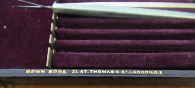 POLAR EXPEDITION "SS TERRA NOVA"  A set of twelve opthalmic instruments collated by Dr. William Image