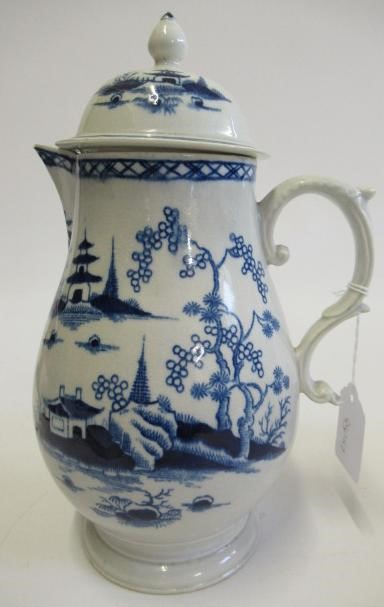 A PENNINGTON'S PORCELAIN COFFEE POT AND COVER Image