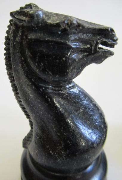 A JAQUES BOX AND EBONY STAUNTON PATTERN CHESS SET Image