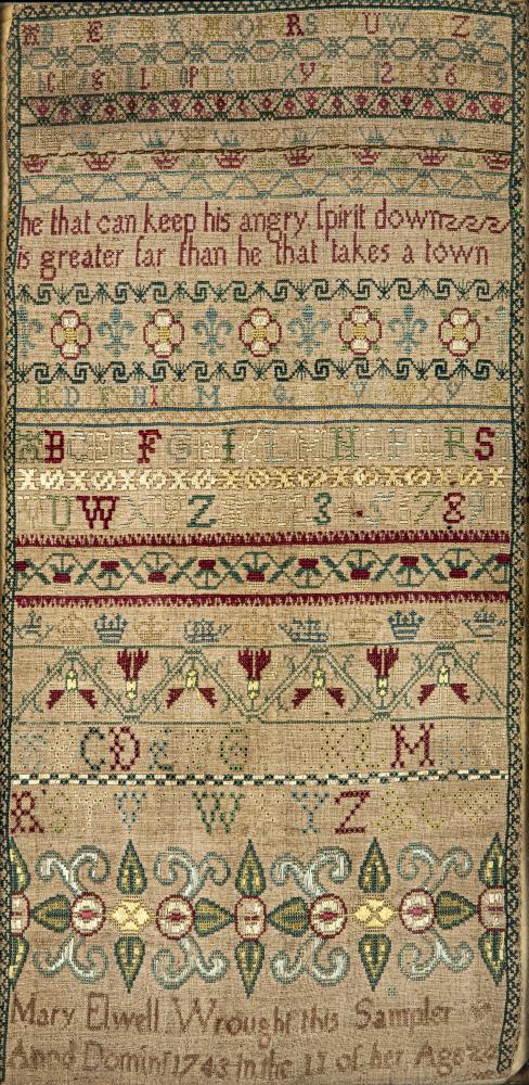A GEORGE II LONG SAMPLER Image