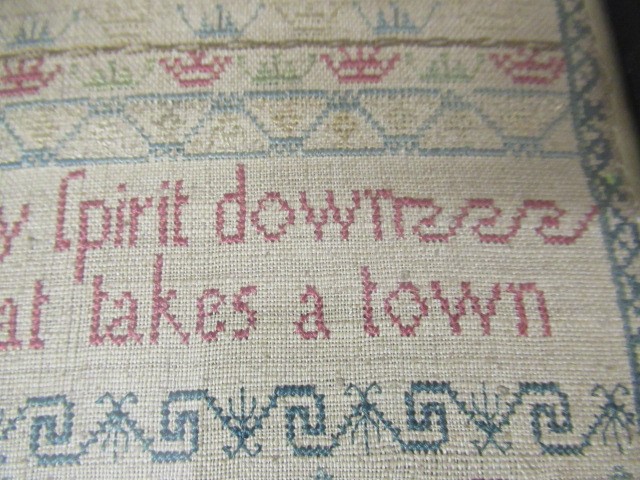 A GEORGE II LONG SAMPLER Image