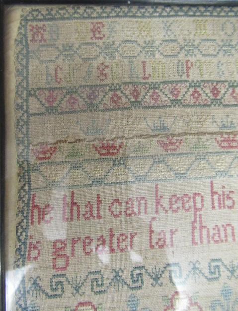 A GEORGE II LONG SAMPLER Image