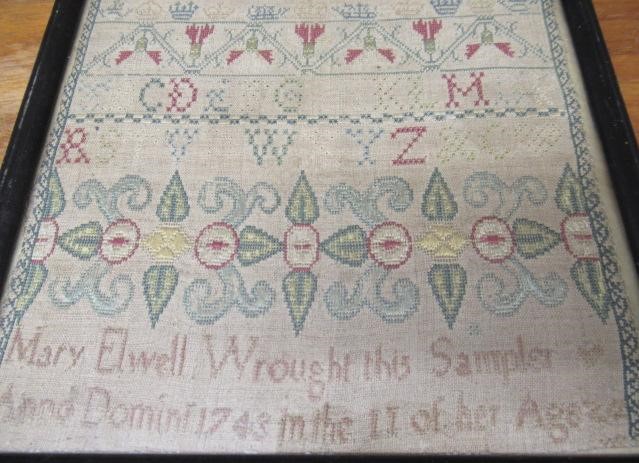 A GEORGE II LONG SAMPLER Image