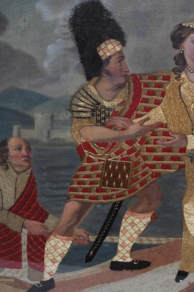 A SILK EMBROIDERED PANEL Image