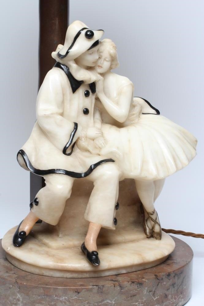 A GOLDSCHEIDER ART DECO ALABASTER Image