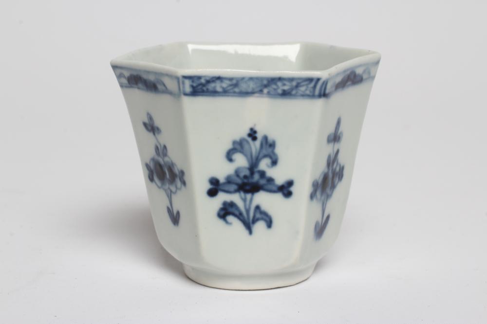 A CHAFFERS PORCELAIN HEXAGONAL BEAKER Image