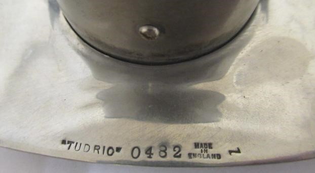 ARCHIBALD KNOX FOR LIBERTY - A TUDRIC PEWTER CASED TIMEPIECE of rounded square form Image