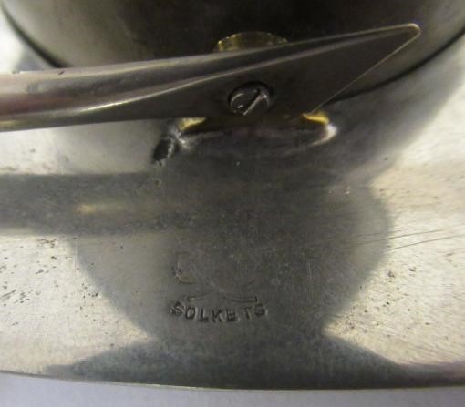 ARCHIBALD KNOX FOR LIBERTY - A TUDRIC PEWTER CASED TIMEPIECE of rounded square form Image