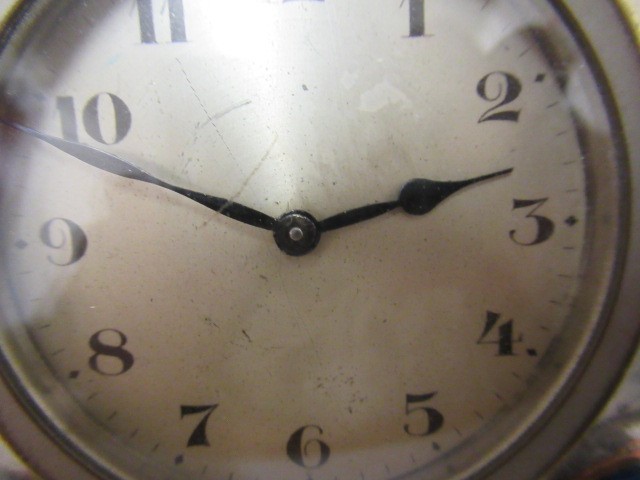 ARCHIBALD KNOX FOR LIBERTY - A TUDRIC PEWTER CASED TIMEPIECE of rounded square form Image