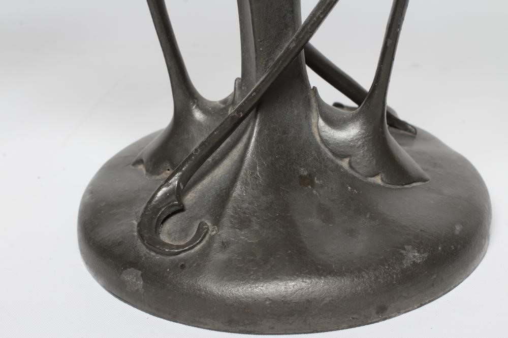 ARCHIBALD KNOX FOR LIBERTY - A TUDRIC PEWTER TULIP VASE Image